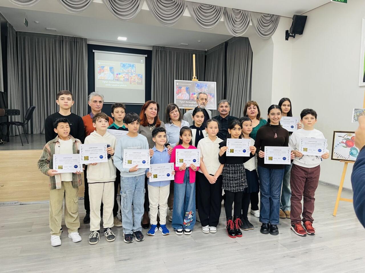 Творчество Тогрула Нариманбекова глазами детей - в Баку прибыла дочь художника