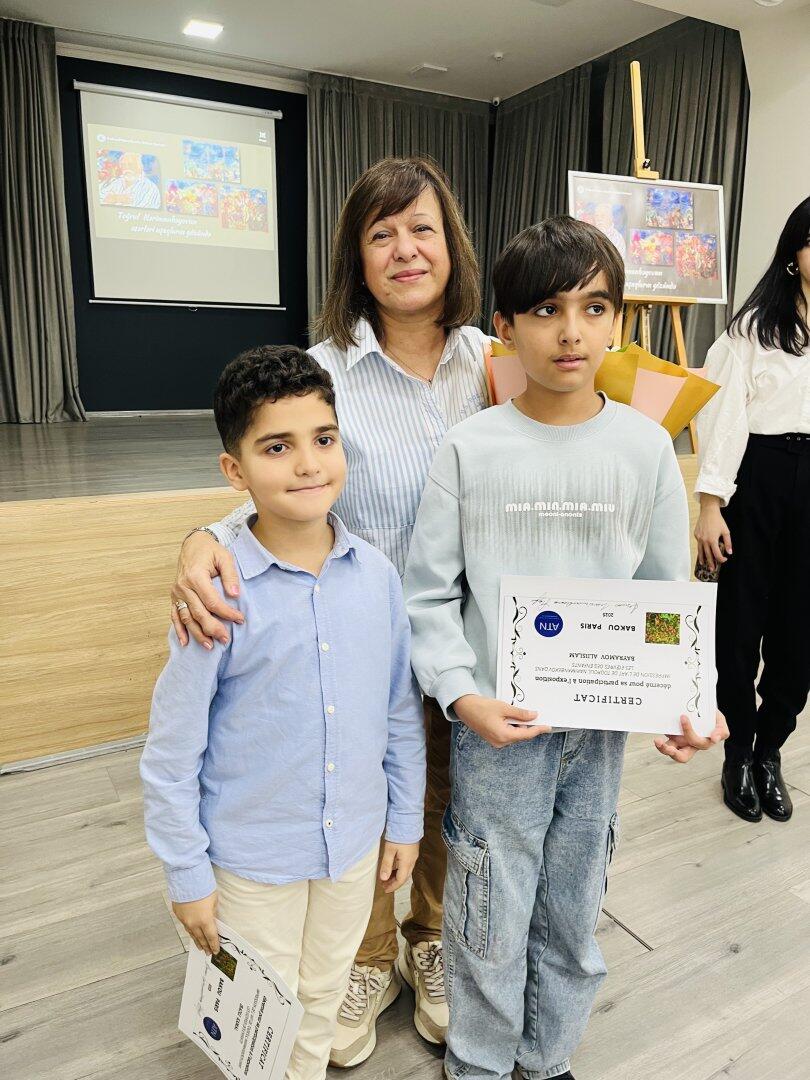 Творчество Тогрула Нариманбекова глазами детей - в Баку прибыла дочь художника