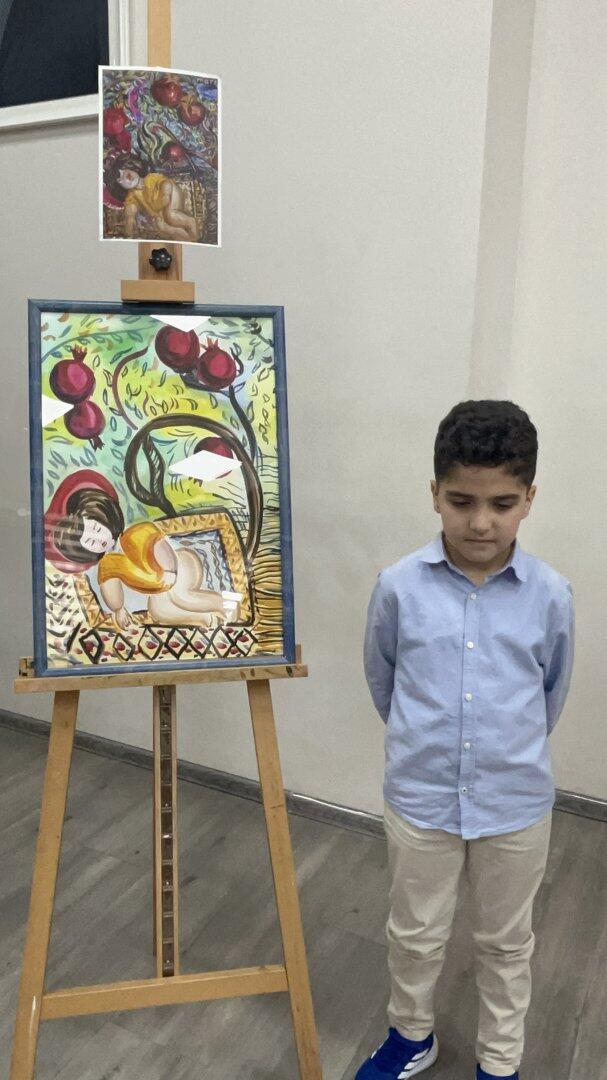 Творчество Тогрула Нариманбекова глазами детей - в Баку прибыла дочь художника