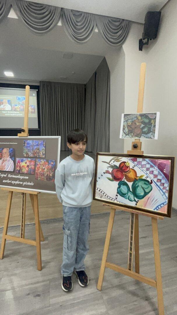 Творчество Тогрула Нариманбекова глазами детей - в Баку прибыла дочь художника