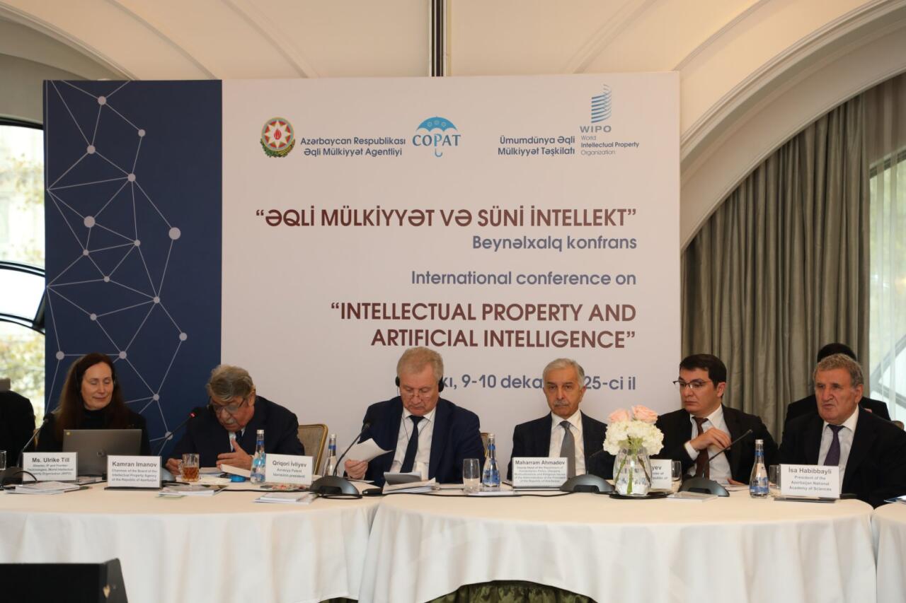 “Əqli mülkiyyət və süni intellekt” mövzusunda beynəlxalq konfransın birinci günü yekunlaşıb