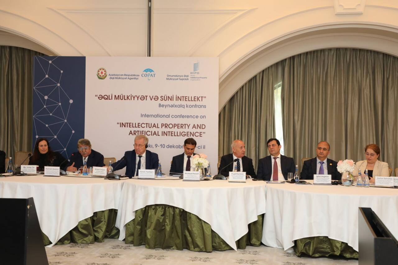 “Əqli mülkiyyət və süni intellekt” mövzusunda beynəlxalq konfransın birinci günü yekunlaşıb