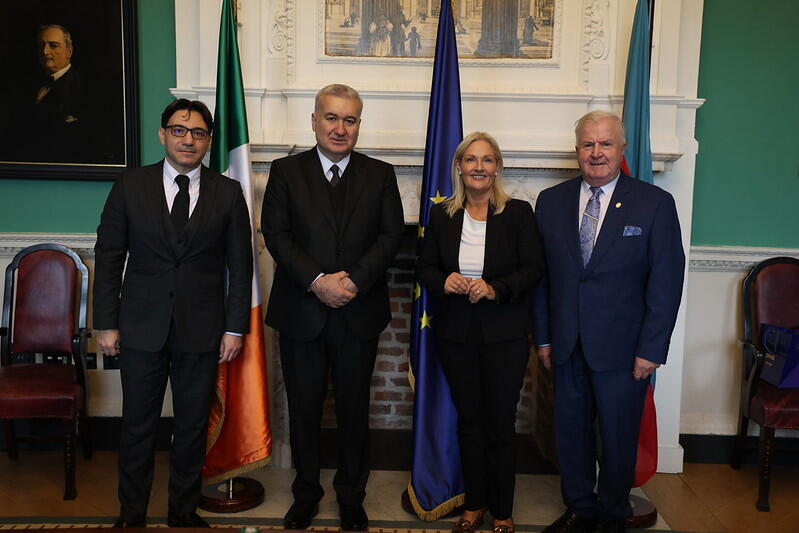 Элин Сулейманов встретился со спикером парламента Ирландии