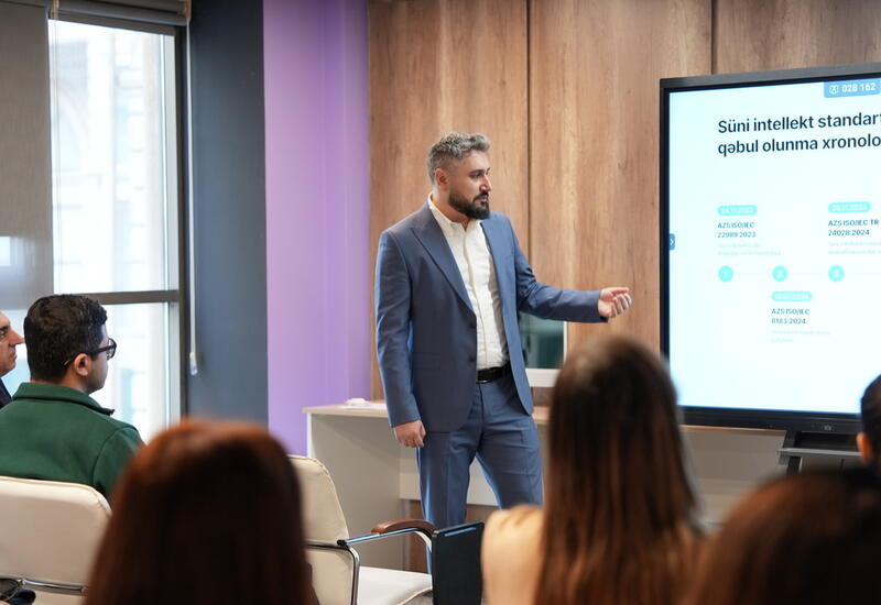 “Süni intellekt standartlarının media kommunikasiyası” mövzusunda media nümayəndələri üçün təqdimat keçirilib