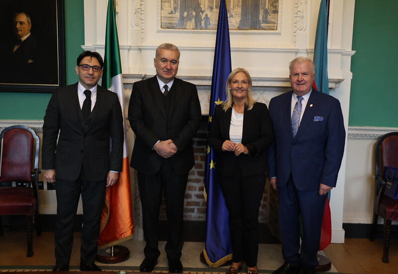 Элин Сулейманов встретился со спикером парламента Ирландии