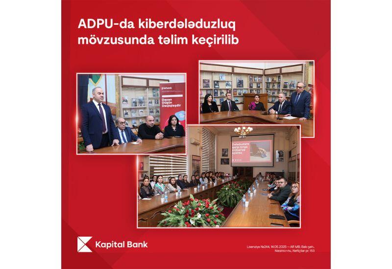 Kapital Bank продолжает обучающие мероприятия по кибербезопасности