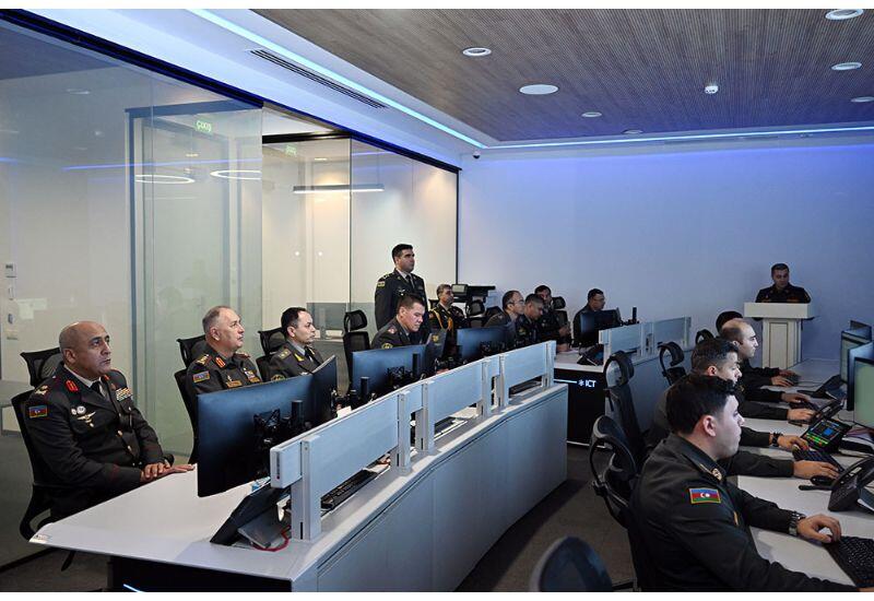 Делегация ВС Узбекистана ознакомилась с кибербезопасностью и системами управления Азербайджанской Армии