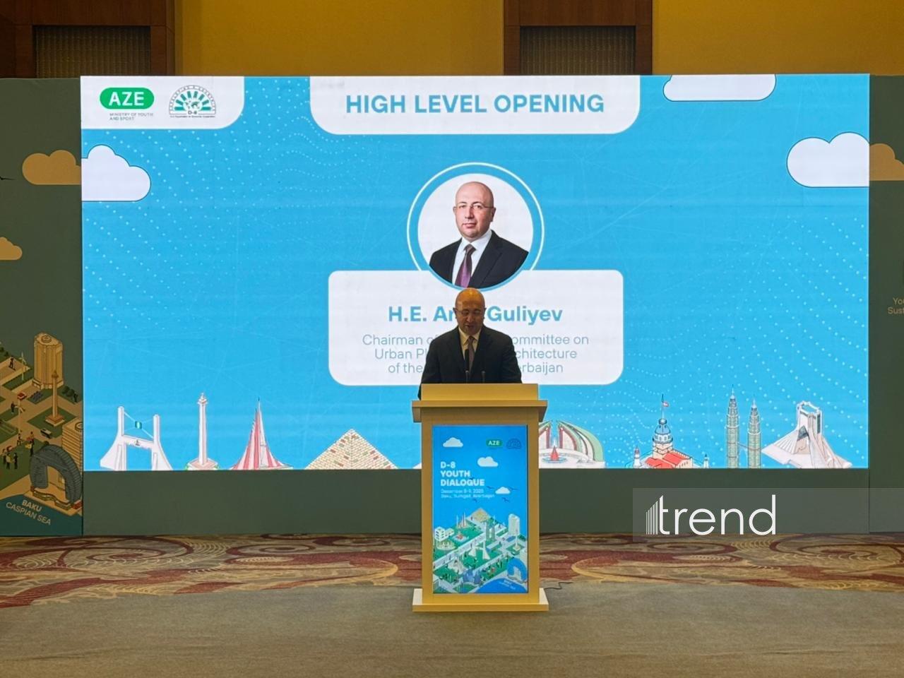 Bakıda D-8 Gənclər Dialoqunun açılış mərasimi keçirilib