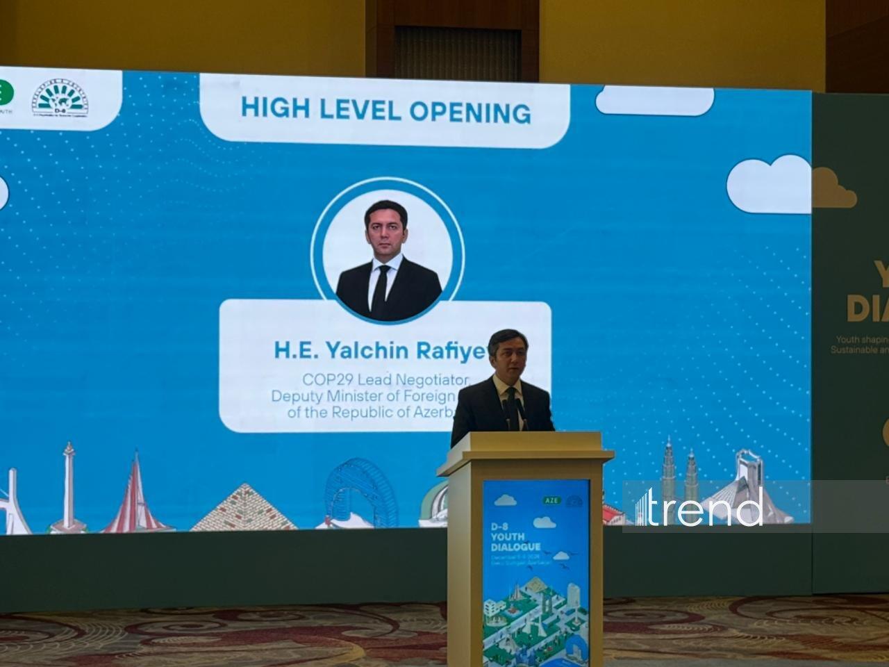 Bakıda D-8 Gənclər Dialoqunun açılış mərasimi keçirilib