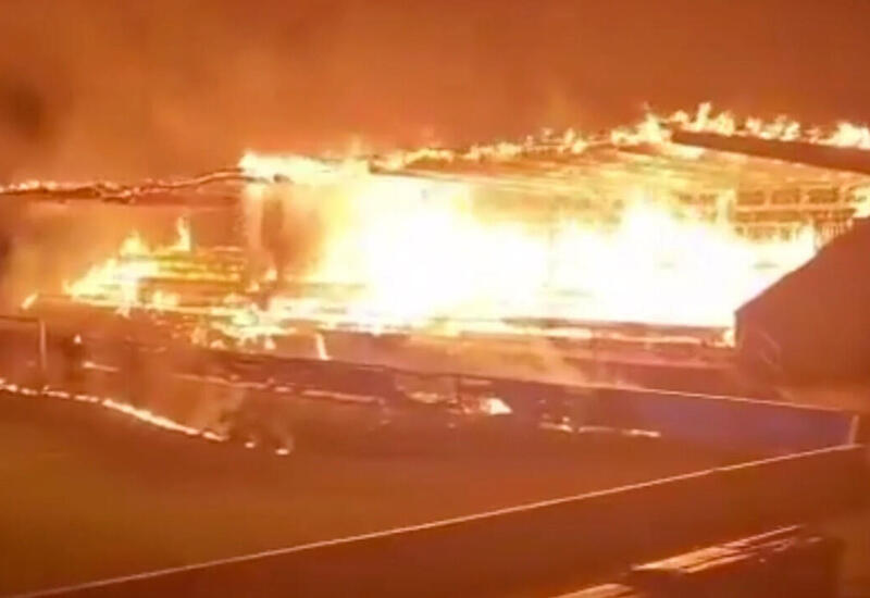 Болельщики подожгли стадион после вылета клуба в низшую лигу