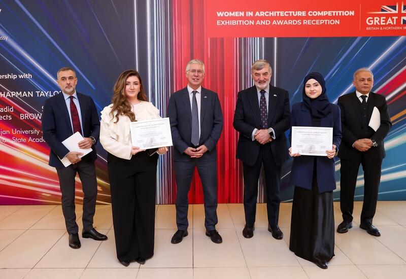 Посольство Великобритании в Баку наградило победительниц Women in Architecture Competition