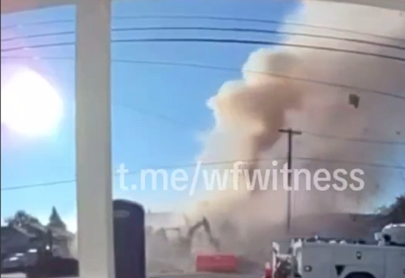 Мощный взрыв в Калифорнии
