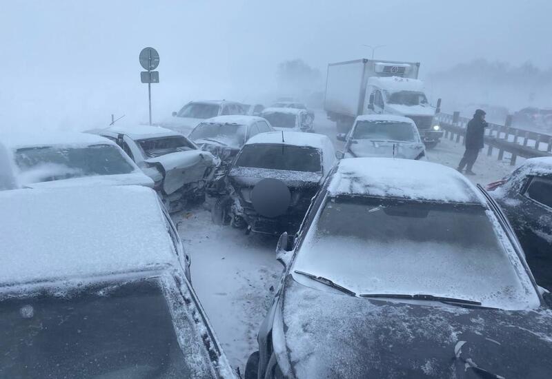 ДТП с участием десятков автомобилей произошло в России