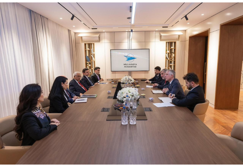 Milli Aviasiya Akademiyasında Böyük Britaniya ilə əməkdaşlığın genişləndirilməsinə dair görüş keçirilib