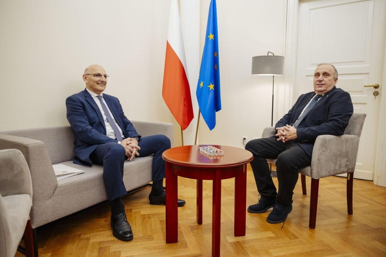 Elçin Əmirbəyov Polşada işgüzar səfərdə olub