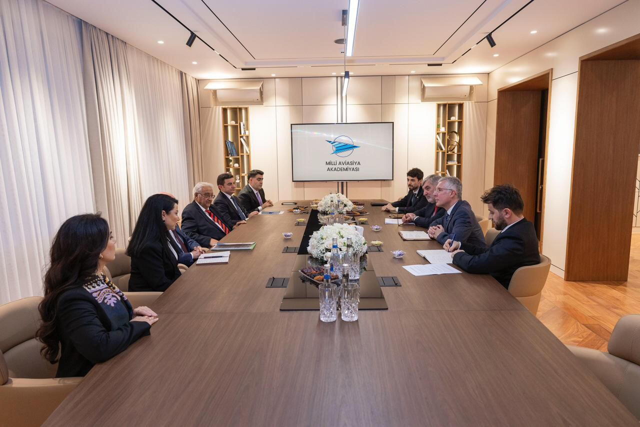 Milli Aviasiya Akademiyasında Böyük Britaniya ilə əməkdaşlığın genişləndirilməsinə dair görüş keçirilib