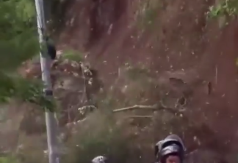 Сход оползня на Филиппинах