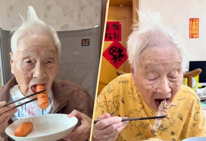 В сети стала популярна 100-летняя фуд-блогер