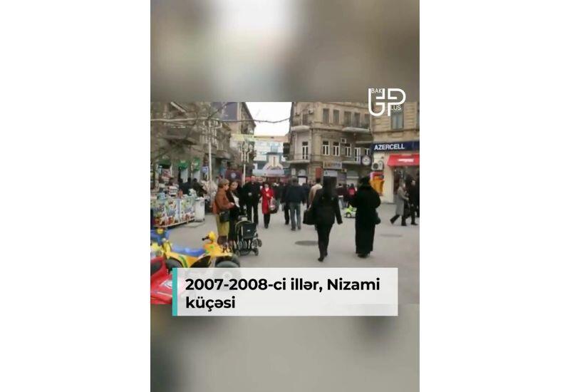Знаменитая улица Низами в 2007-2008 годах