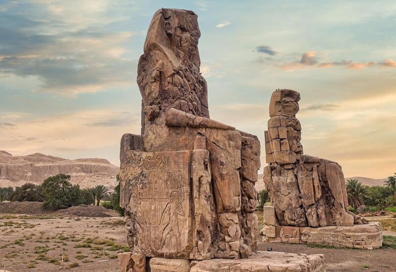 В Египте открыли для туристов легендарные Колоссы Мемнона