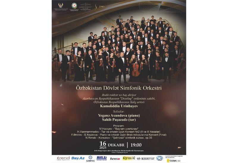 В Баку будет представлен совместный концерт мастеров Узбекистана и Азербайджана