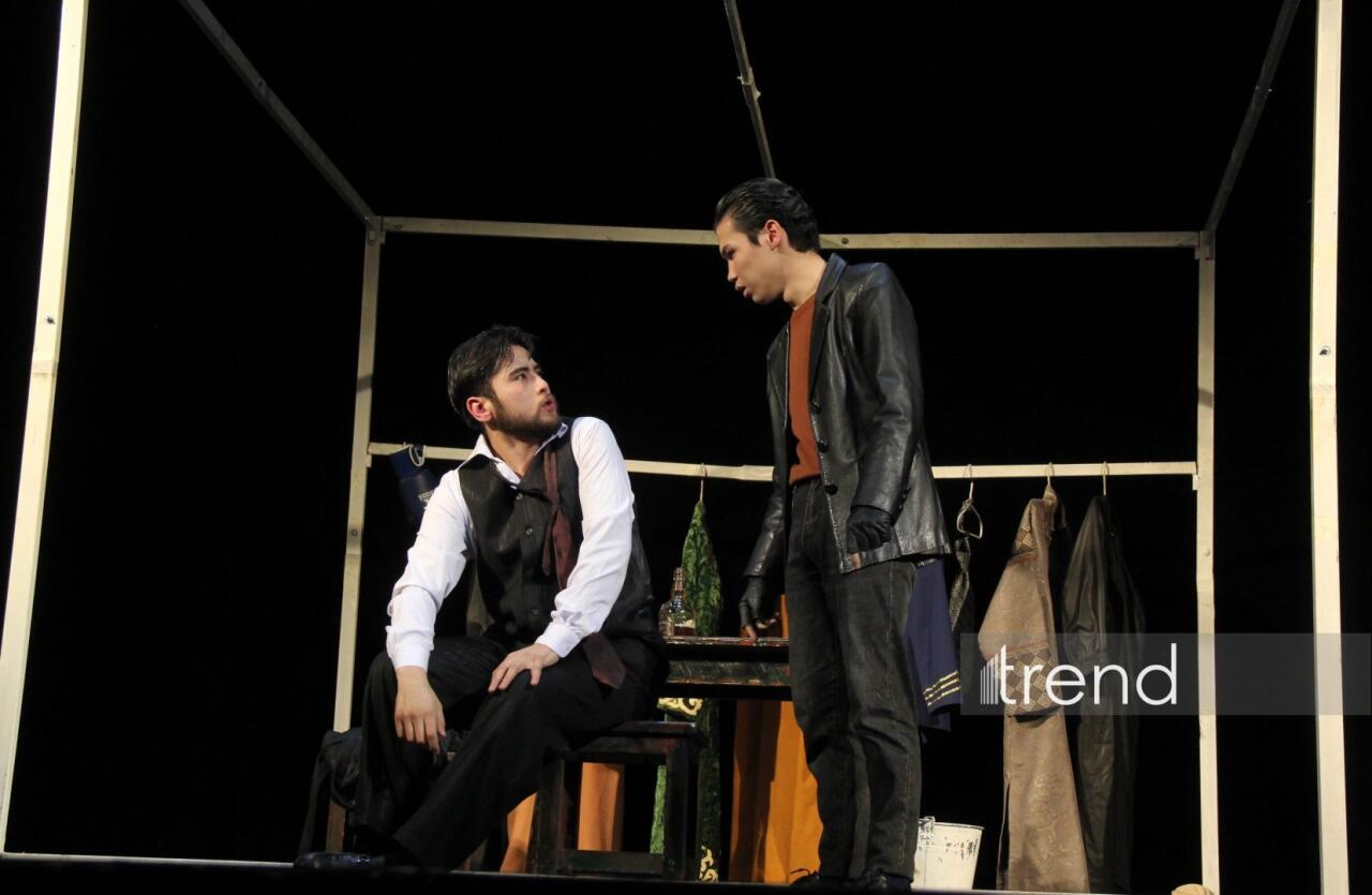 В Азербайджанском русском драмтеатре прошли первые гастроли Жетысайского драмтеатра со спектаклем "Мой друг"