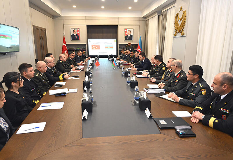 Bakıda 17-ci Azərbaycan-Türkiyə Yüksək Səviyyəli Hərbi Dialoq İclası keçirilir