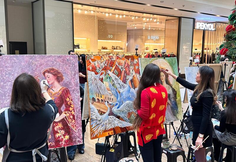 Live-show в Баку - Чехия глазами азербайджанских художников