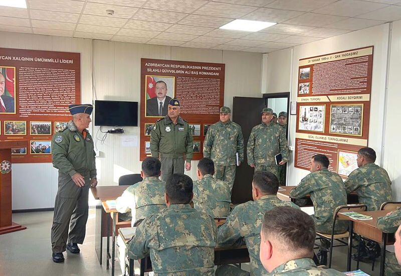 Hərbi Hava Qüvvələrinin xidməti-döyüş fəaliyyəti yoxlanılıb
