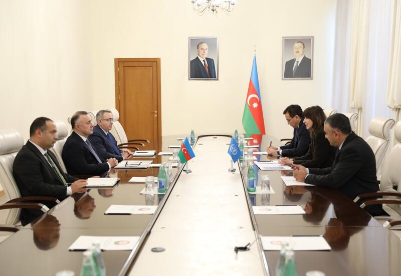 Теймур Мусаев встретился с резидент-координатором ООН в Азербайджане