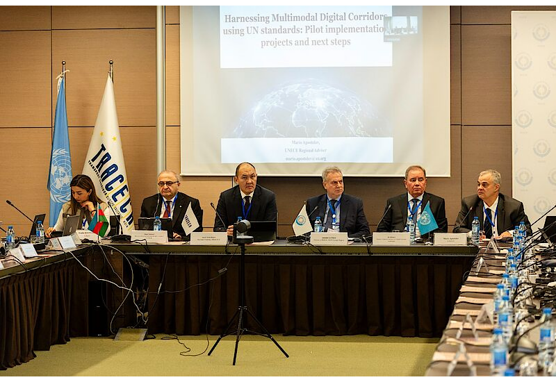 TRACECA и UNECE обсудили цифровую трансформацию мультимодального транспорта в Баку