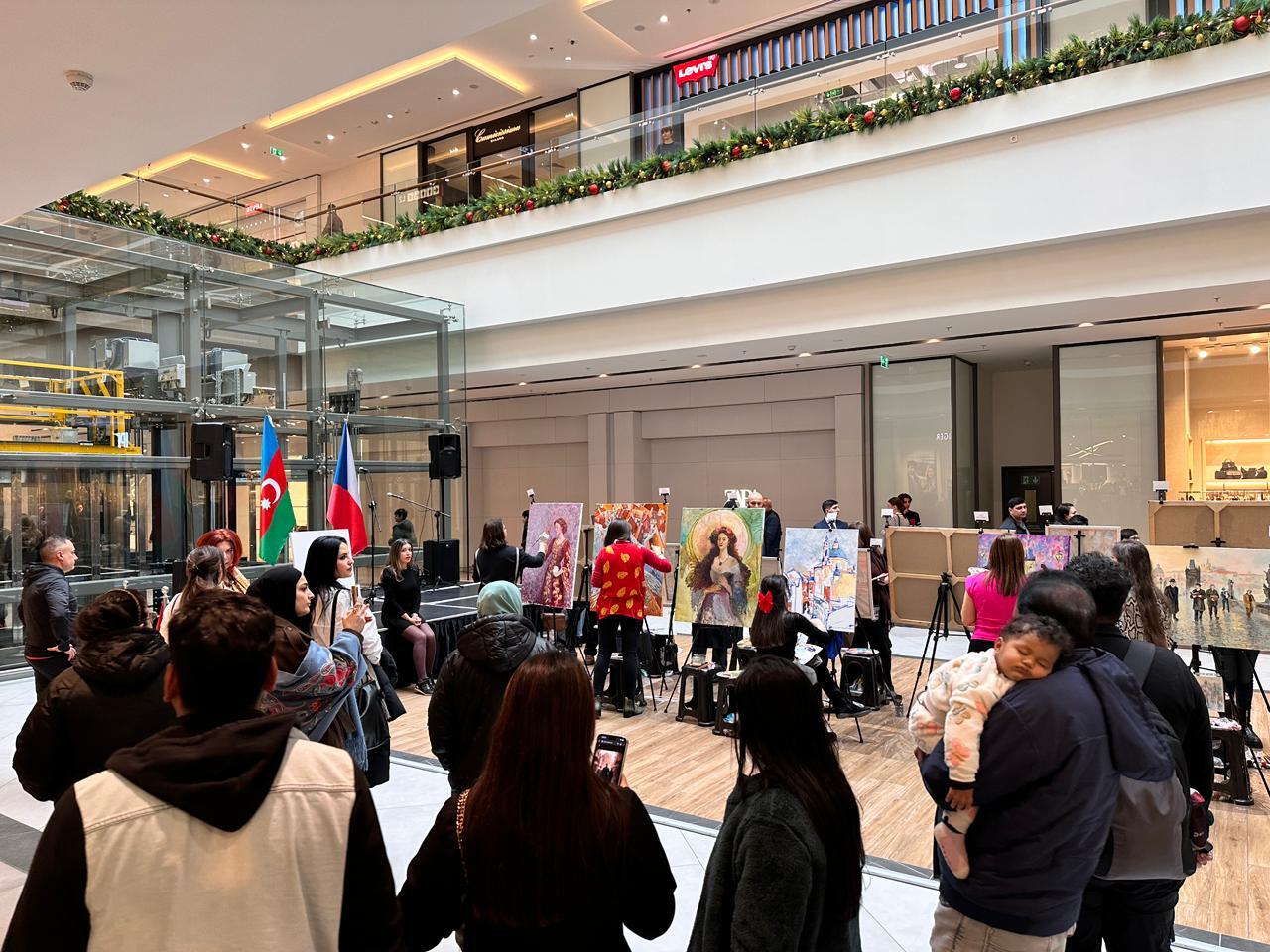 Live-show в Баку - Чехия глазами азербайджанских художников