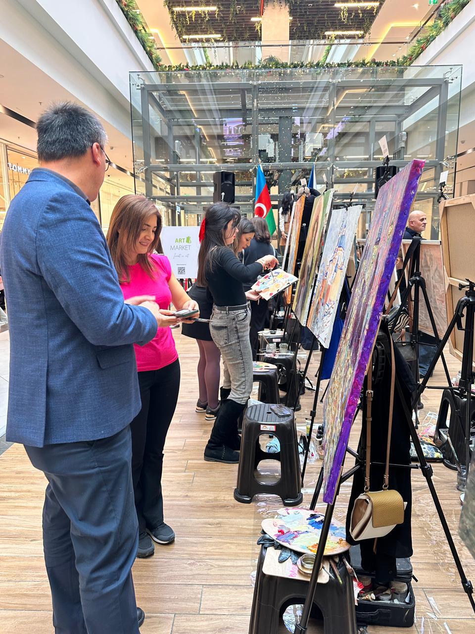 Live-show в Баку - Чехия глазами азербайджанских художников