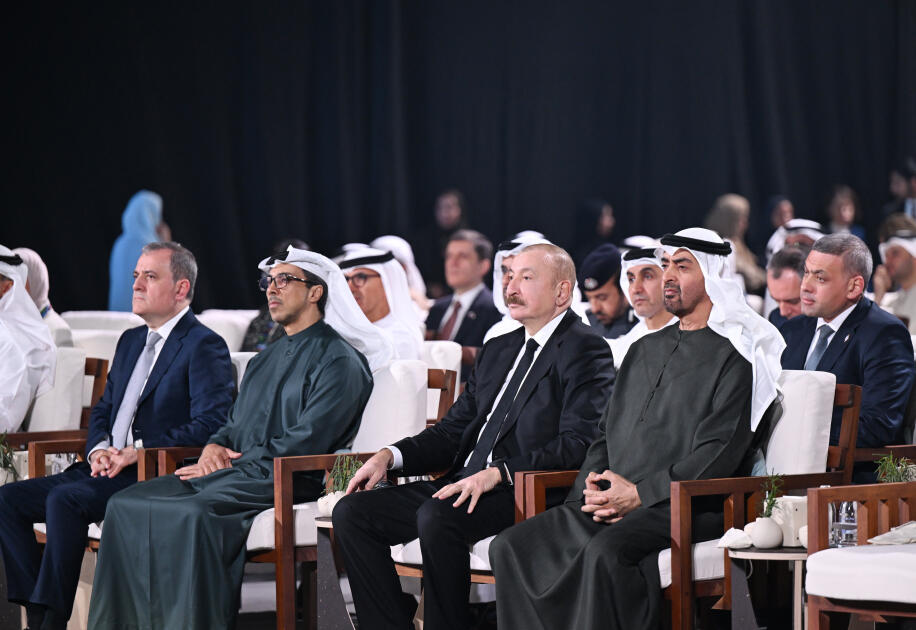 Əbu-Dabidə Azərbaycan Prezidenti İlham Əliyevin Birləşmiş Ərəb Əmirliklərinin Prezidenti ilə görüşü olub