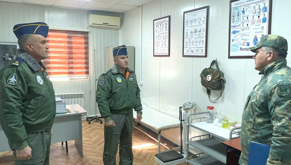 Hərbi Hava Qüvvələrinin xidməti-döyüş fəaliyyəti yoxlanılıb