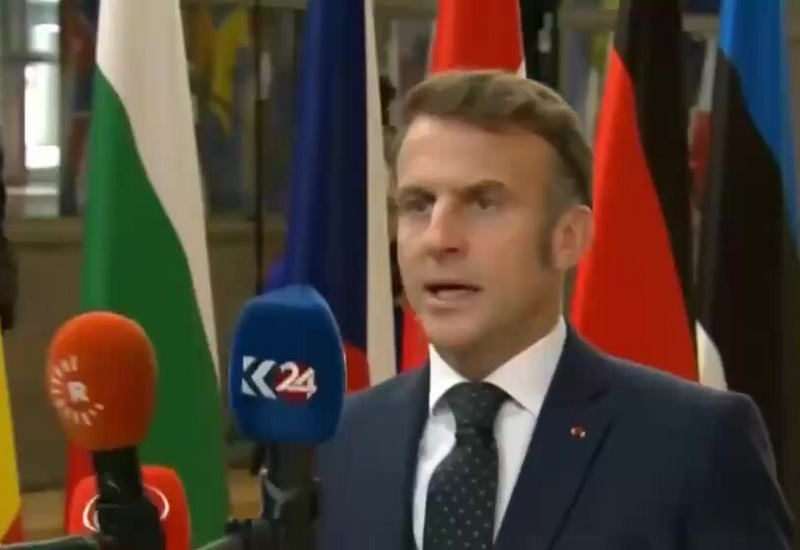 Макрон вышел из себя на пресс-конференции в Брюсселе