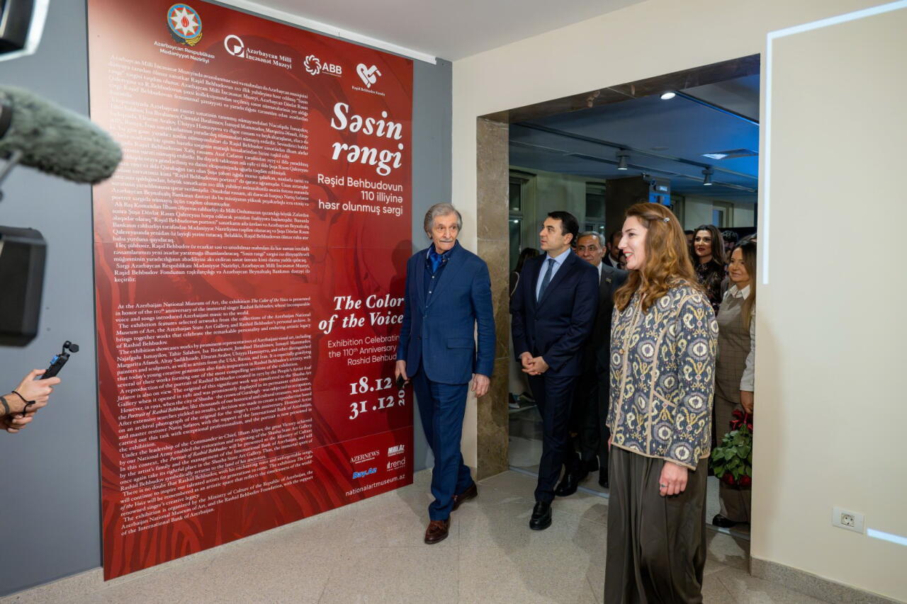 Состоялось торжественное открытие экспозиции "Цвет голоса" к 110-летию легендарного Рашида Бейбутова