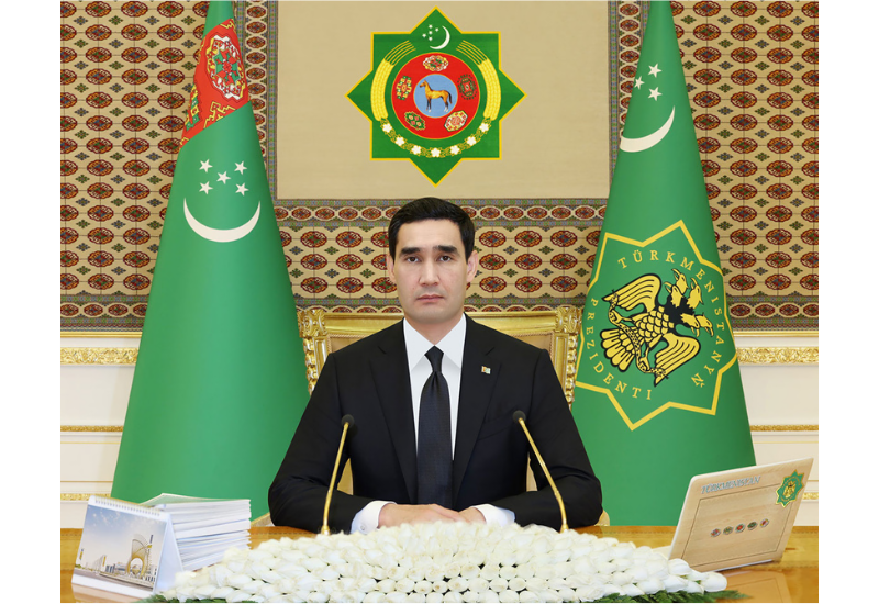 Sərdar Berdiməhəmmədov Prezident İlham Əliyevi təbrik edib