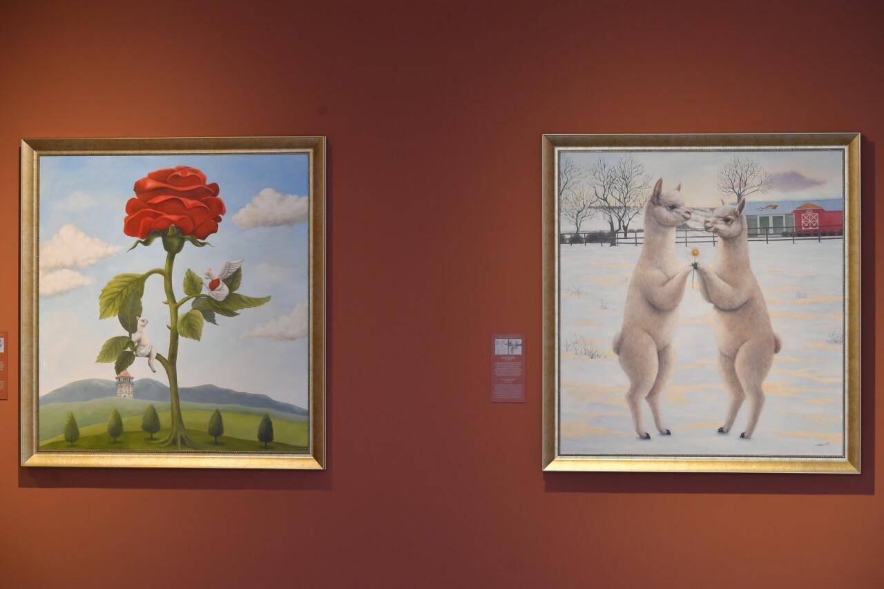 Альпаки перуанской художницы Сол Алехо в Центре Гейдара Алиева в Баку