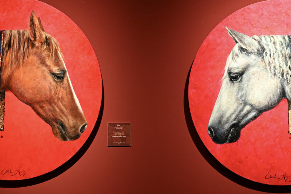 В Баку открылась персональная выставка художника Эмиля Азиза «Орнамент и силуэт»