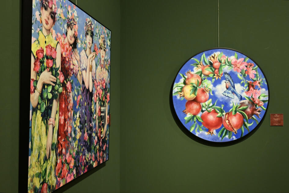 В Баку открылась персональная выставка художника Эмиля Азиза «Орнамент и силуэт»