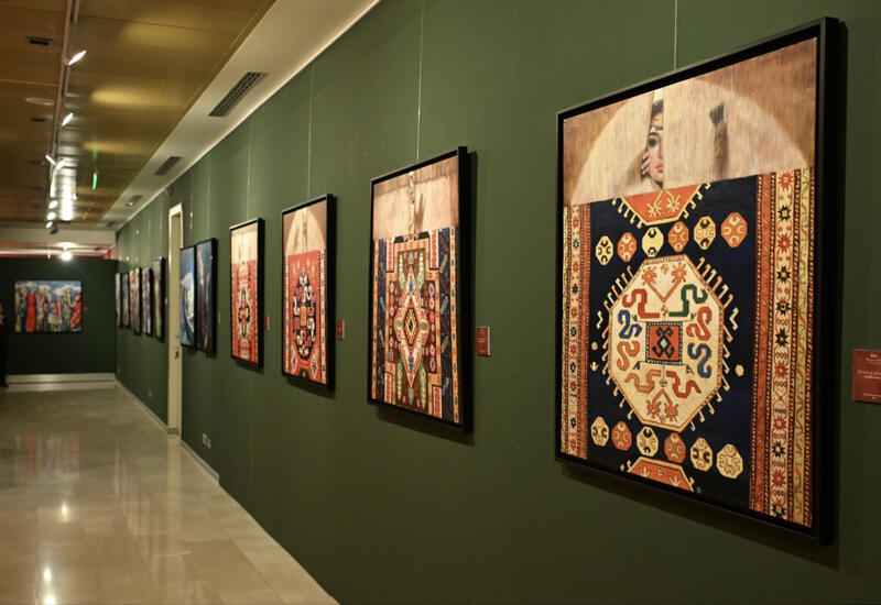 В Баку открылась персональная выставка художника Эмиля Азиза «Орнамент и силуэт»