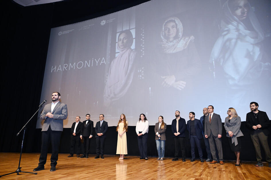 Bakı Media Mərkəzinin rəhbəri Arzu Əliyeva “Harmoniya” sənədli filminin təqdimatında iştirak edib