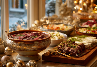 Борщ и шашлык из конины: как удивить и порадовать гостей на Новый год