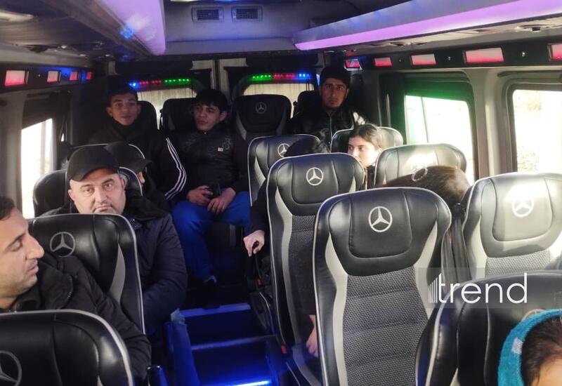 Ağdərə rayonunun Həsənriz kəndinə növbəti köç karvanı yola salınıb