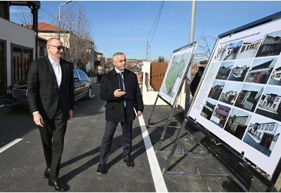 Президент Ильхам Алиев посетил поселок Кяркиджахан города Ханкенди - ФОТО - ВИДЕО