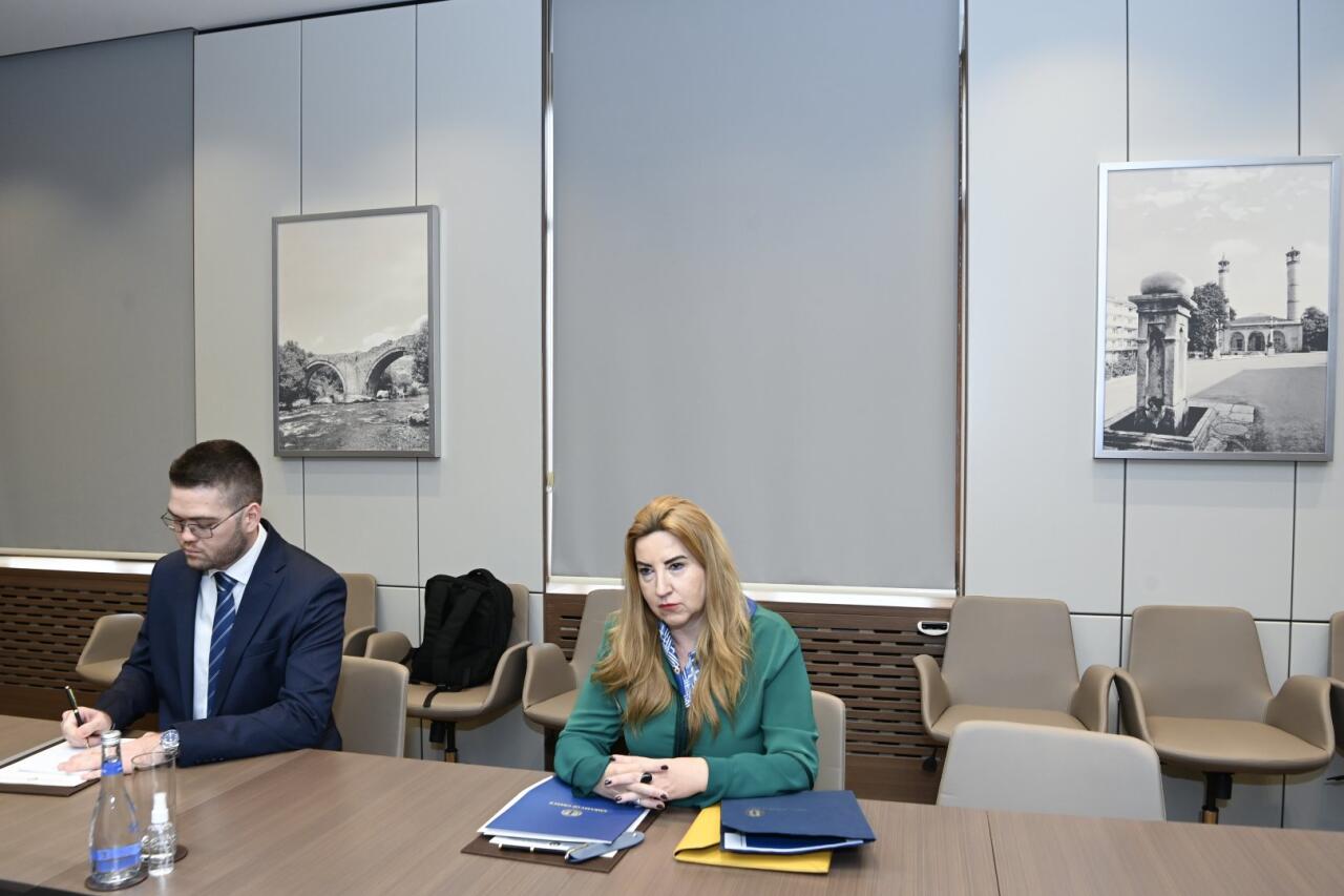 Джейхун Байрамов встретился с новоназначенным послом Греции