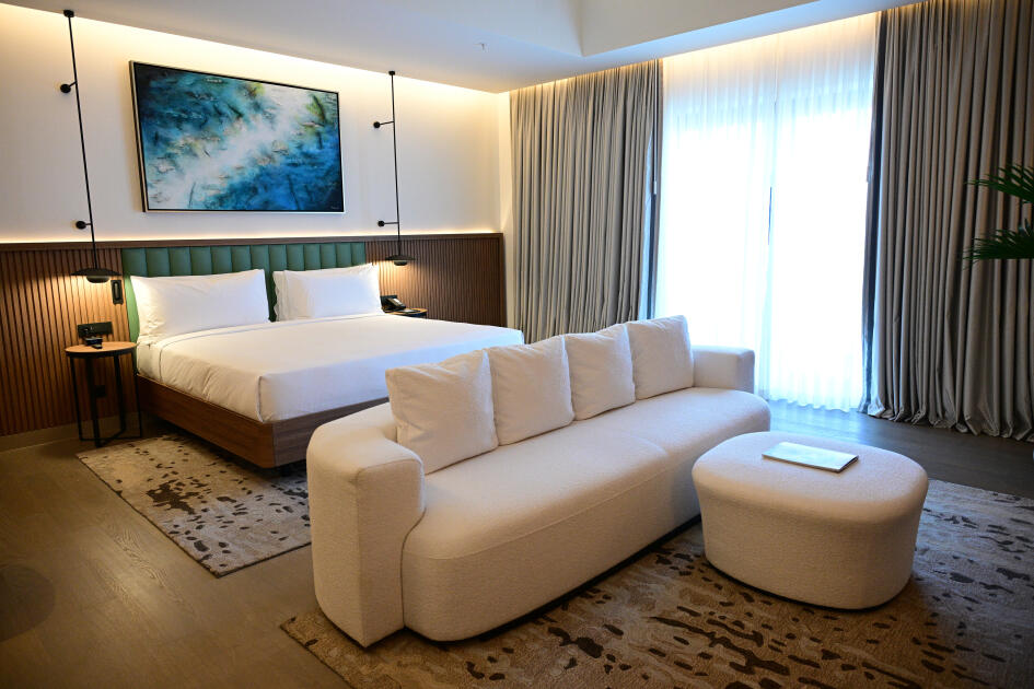 Президент Ильхам Алиев принял участие в открытии отеля Hilton Garden Inn Agdam