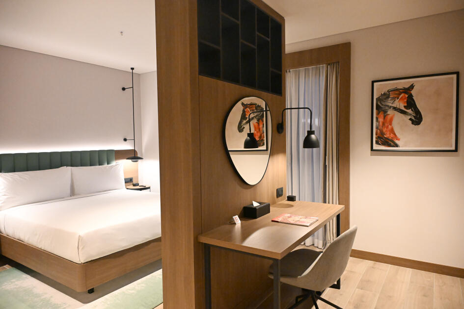 Президент Ильхам Алиев принял участие в открытии отеля Hilton Garden Inn Agdam