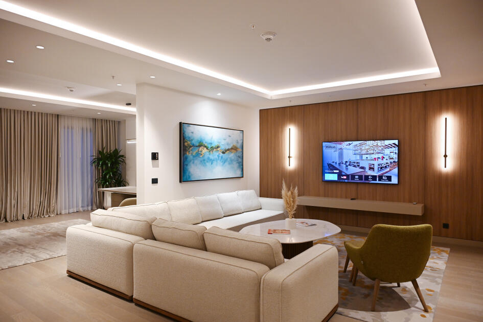 Президент Ильхам Алиев принял участие в открытии отеля Hilton Garden Inn Agdam